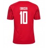 Herren Fußballbekleidung Dänemark Christian Eriksen #10 Heimtrikot WM 2022 Kurzarm